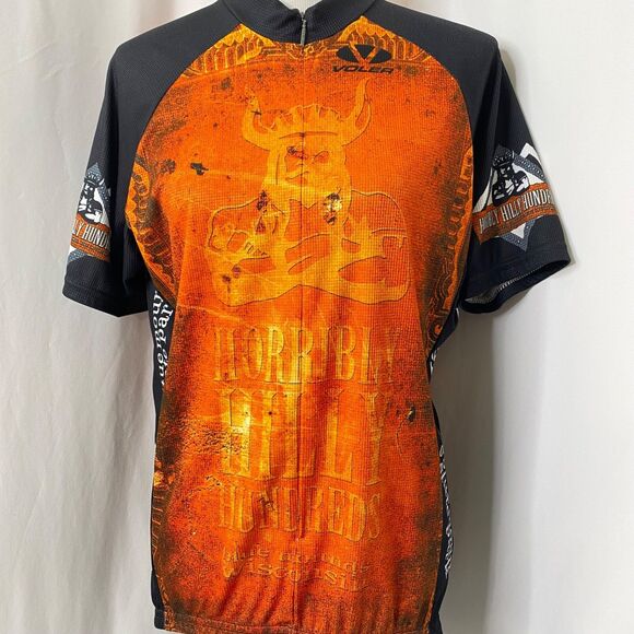 Men’s Medium Cycling Jersey Voler Horribly Hilly Hundreds 3 Quarter Zip - Picture 3 of 11